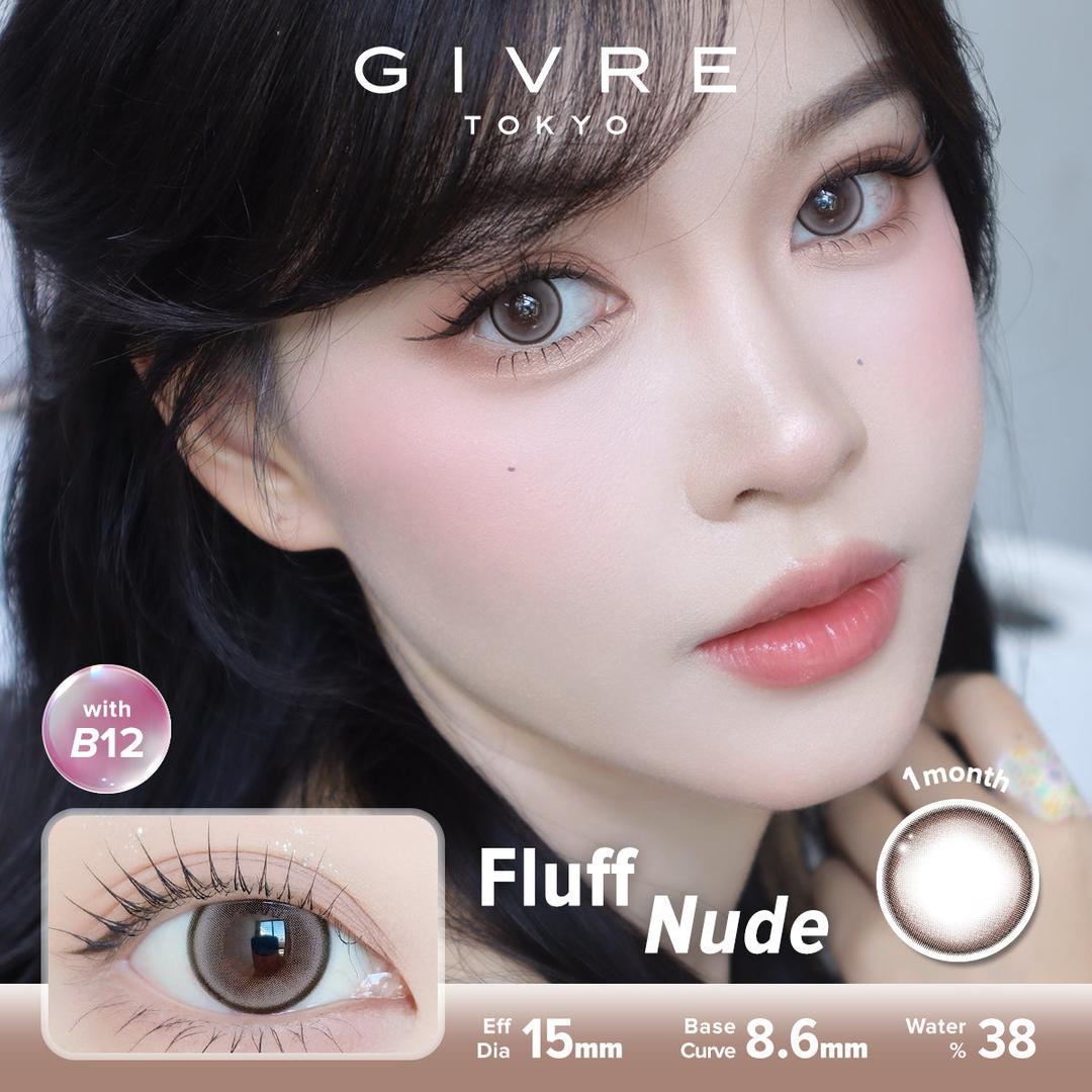 Fluff Nude-Givre Monthly Color Con 2pcs (Eff Dia:15mm)