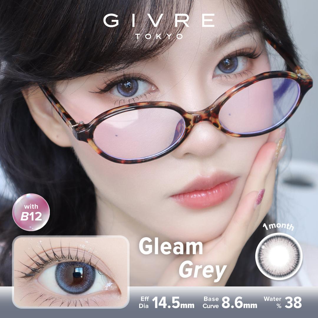 Gleam Grey-Givre Monthly Color Con 2pcs (Eff Dia:14.5mm)