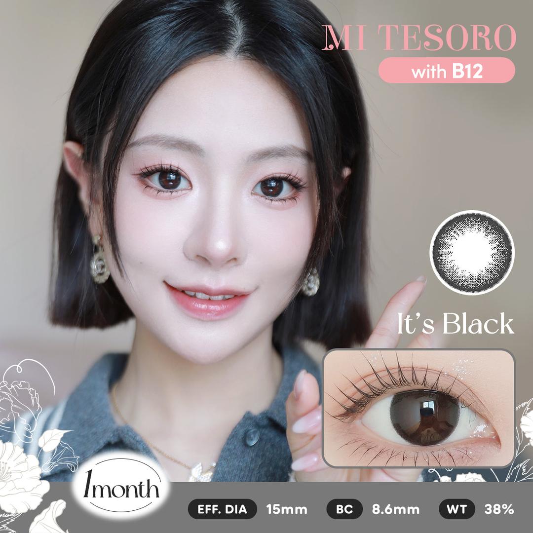 Its Black -Mi Tesoro Monthly Color Con 2pcs