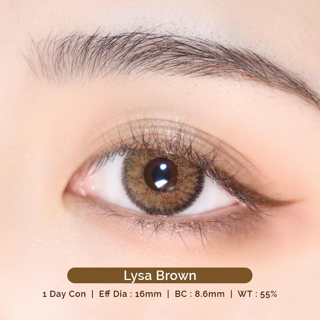 Lysa Brown 10pcs/box (1 Day Con)