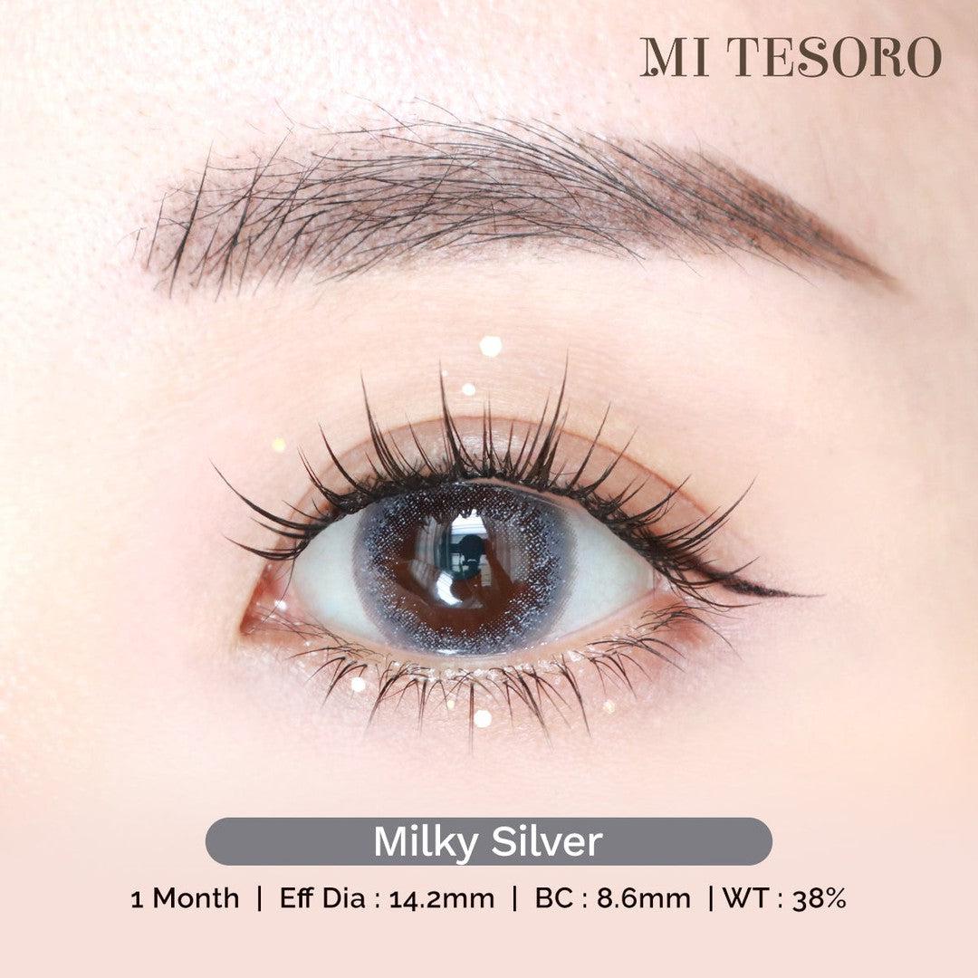 Milky Silver-Mi Tesoro Monthly Color Con 2pcs