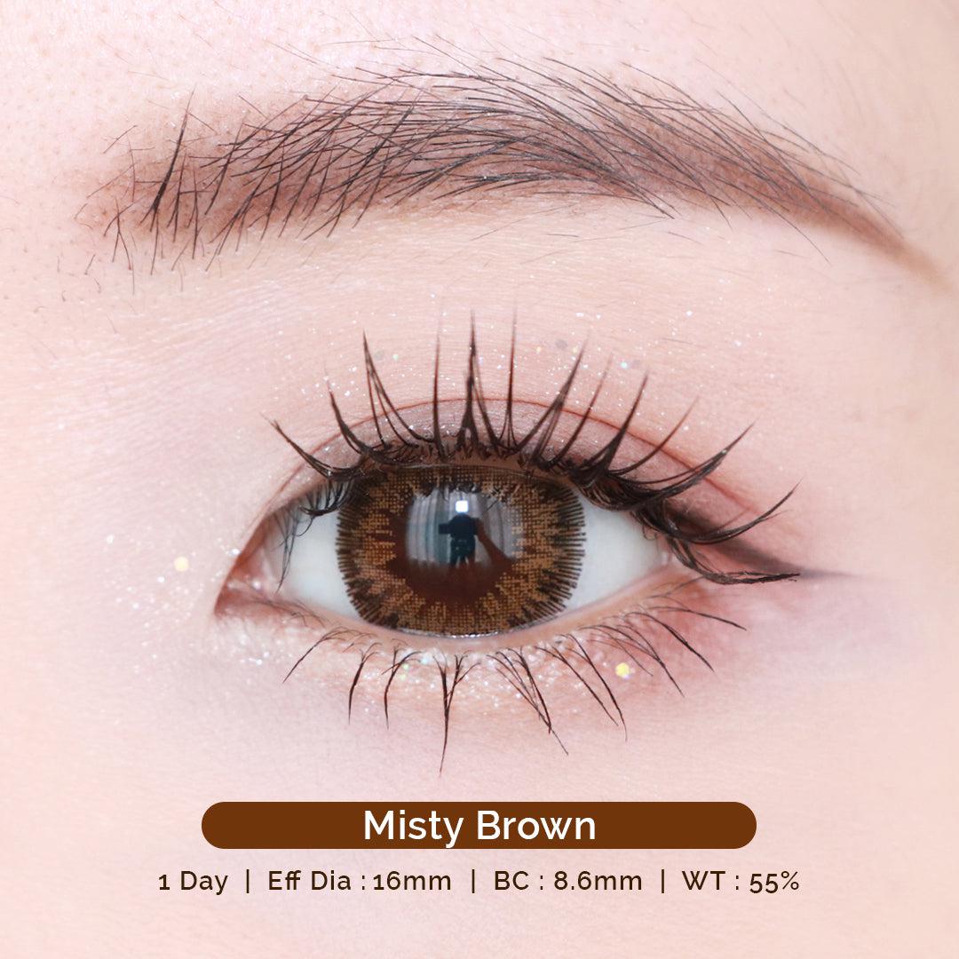 Misty Brown 10pcs/box (1 Day Con)