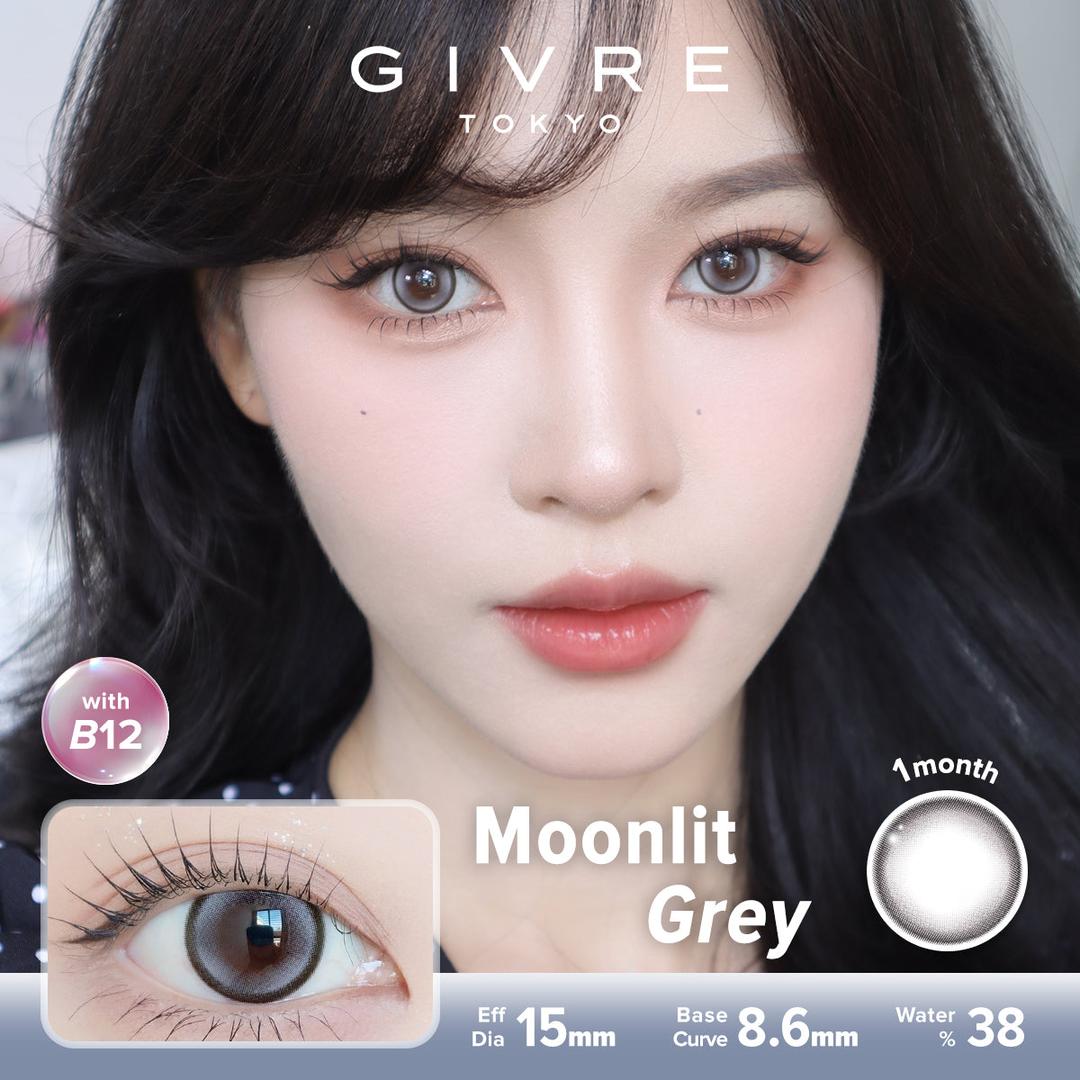 Moonlit Grey-Givre Monthly Color Con 2pcs (Eff Dia:15mm)