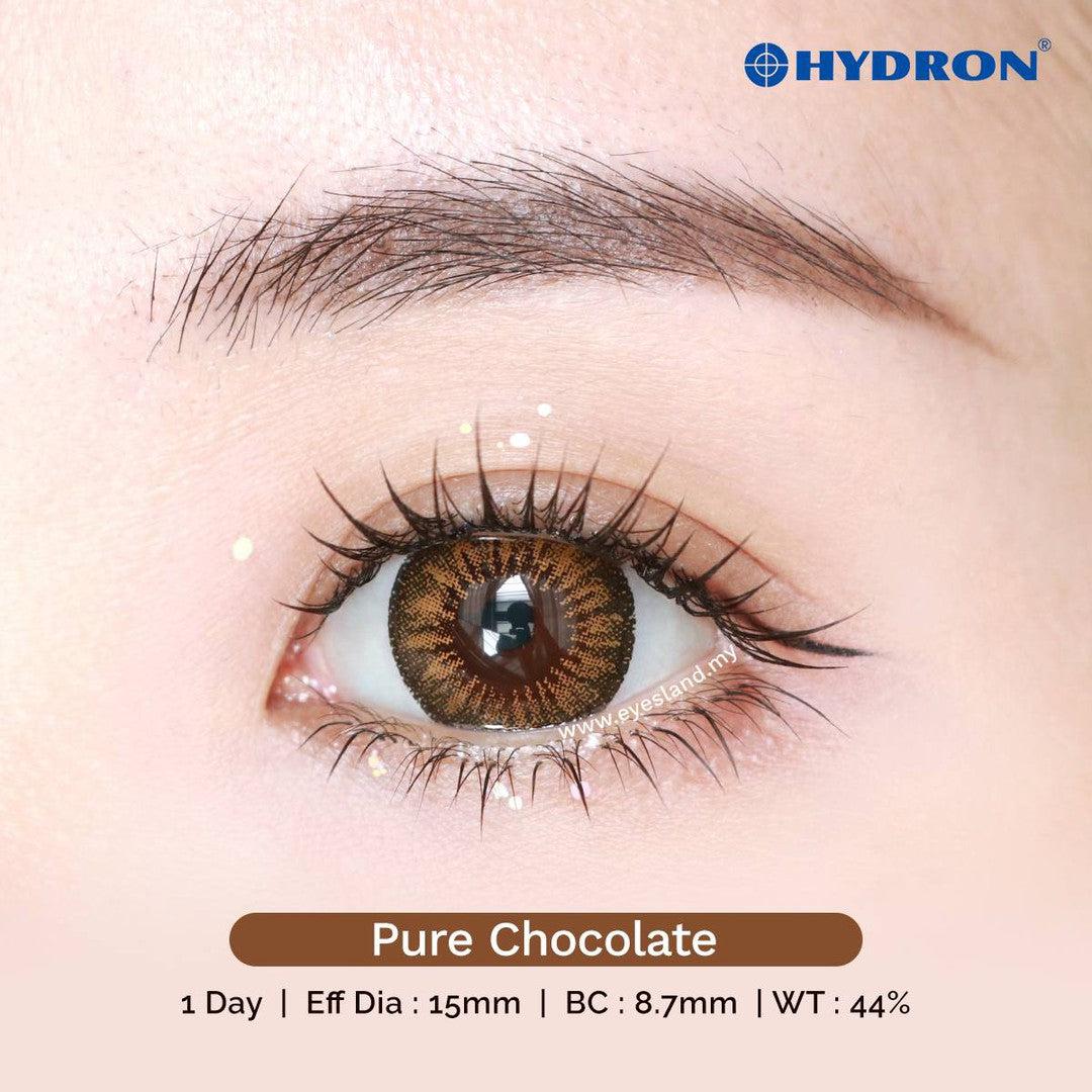 Pure Chocolate-Pure Plus Silicone Hydrogel 1 Day Color Contact Lens 10pcs