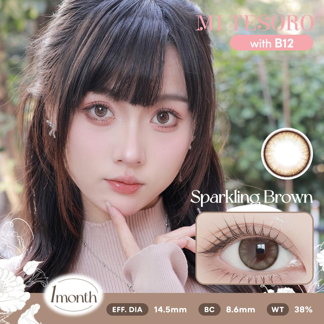 Sparkling Brown-Mi Tesoro Monthly Color Con 2pcs