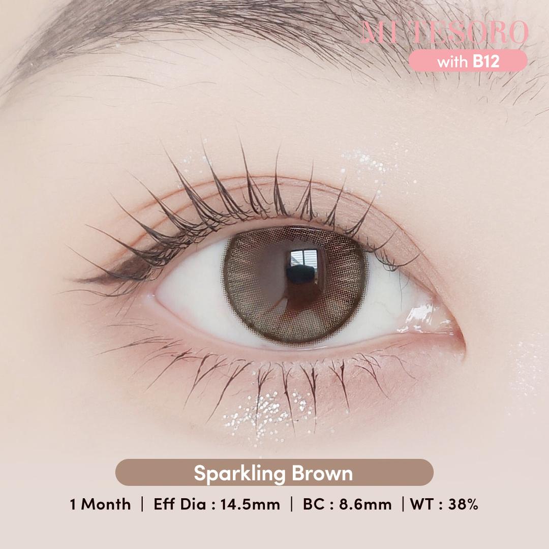 Sparkling Brown-Mi Tesoro Monthly Color Con 2pcs