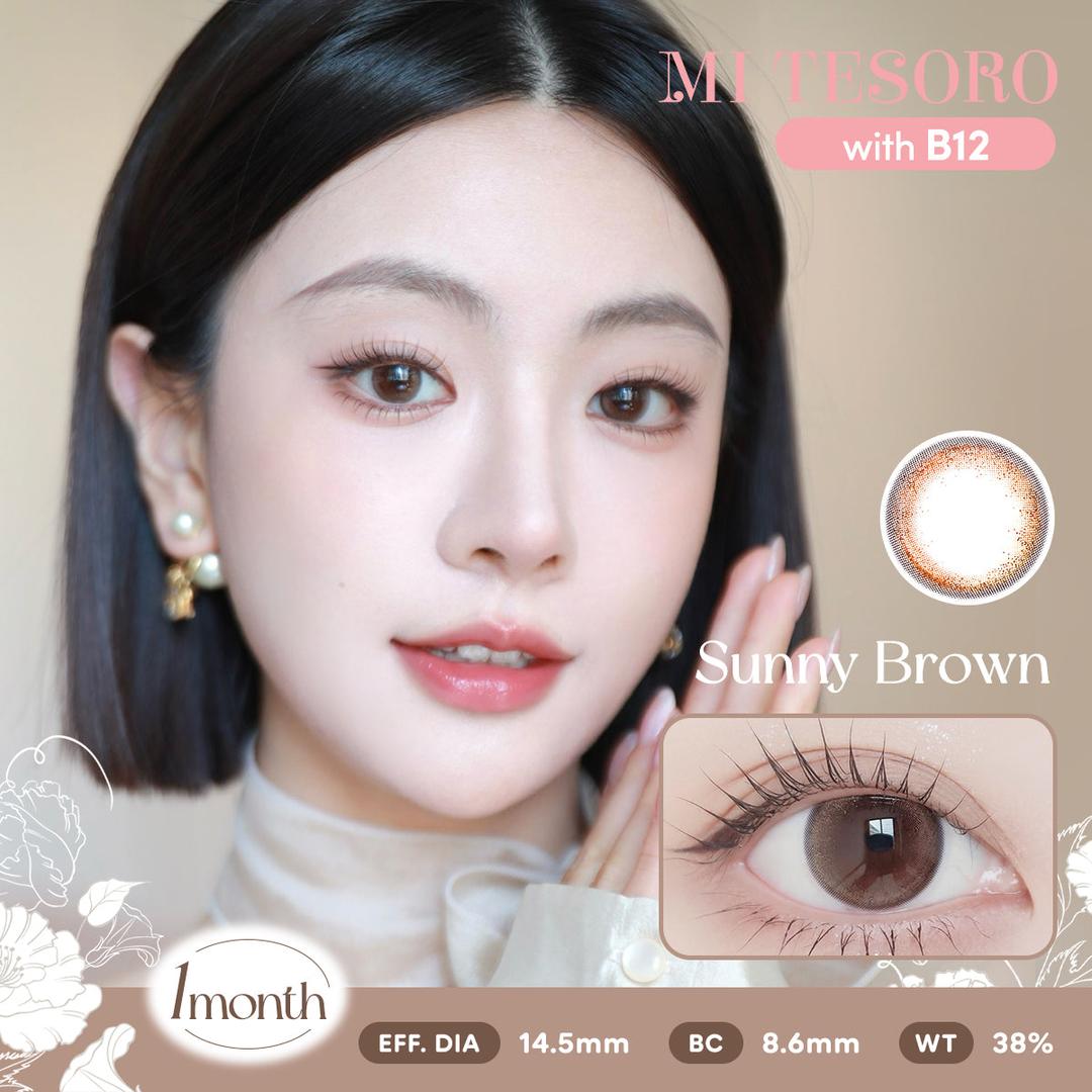 Sunny Brown-Mi Tesoro Monthly Color Con 2pcs