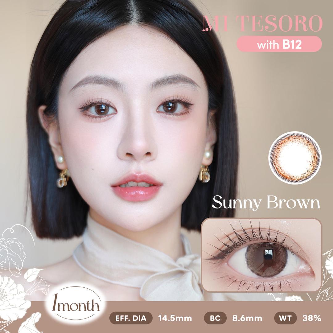 Sunny Brown-Mi Tesoro Monthly Color Con 2pcs