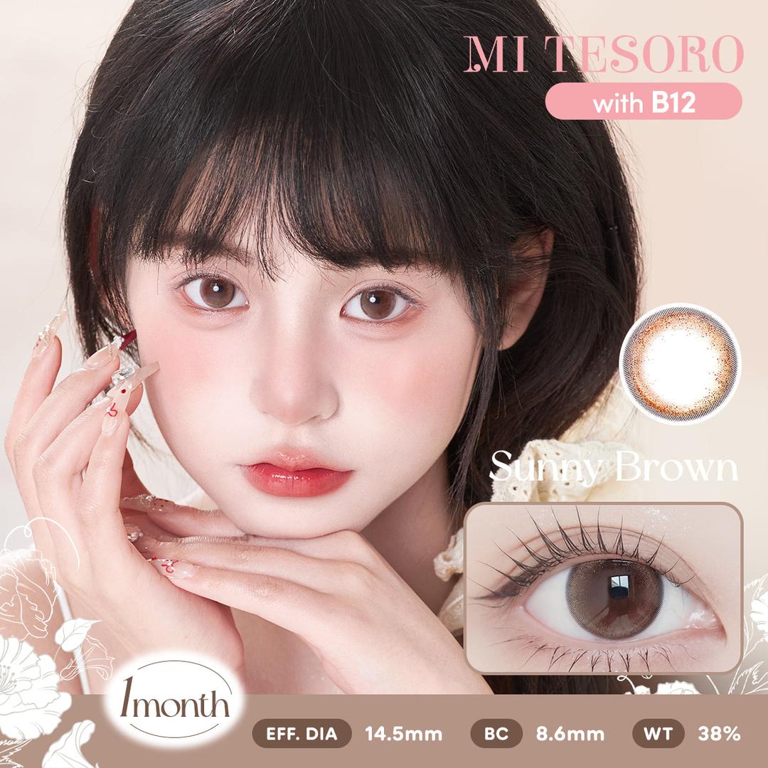 Sunny Brown-Mi Tesoro Monthly Color Con 2pcs