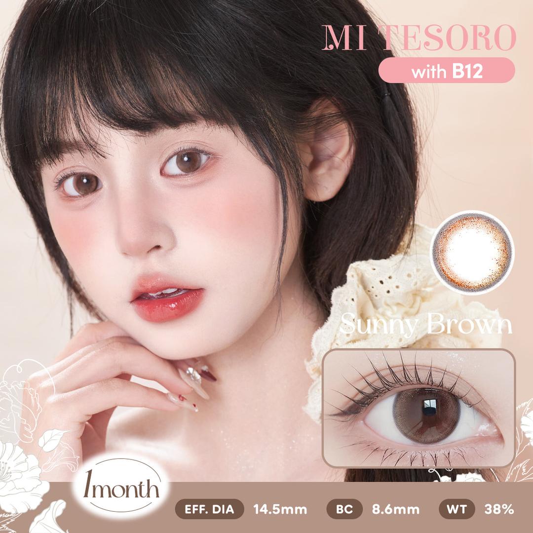 Sunny Brown-Mi Tesoro Monthly Color Con 2pcs