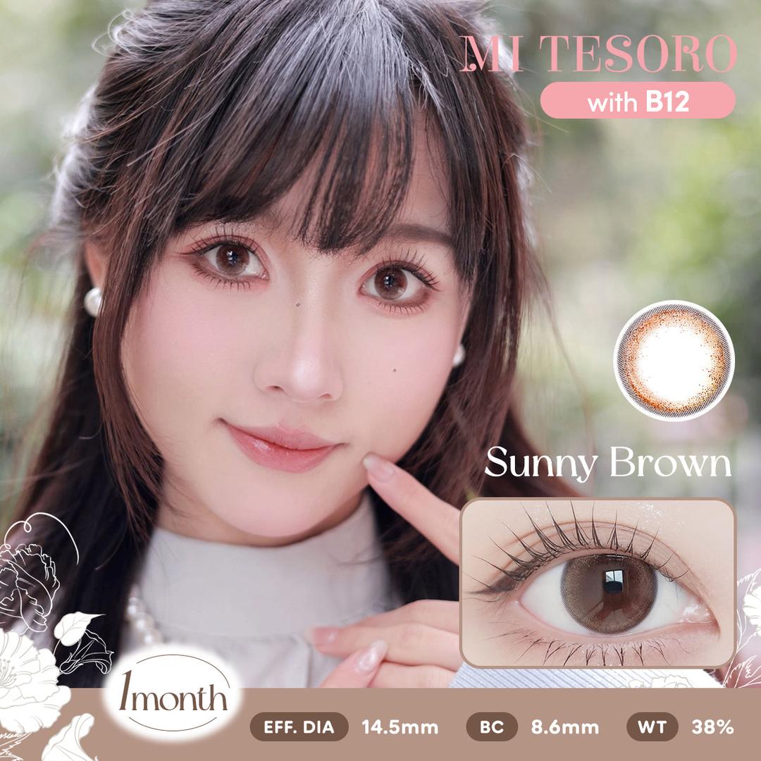 Sunny Brown-Mi Tesoro Monthly Color Con 2pcs