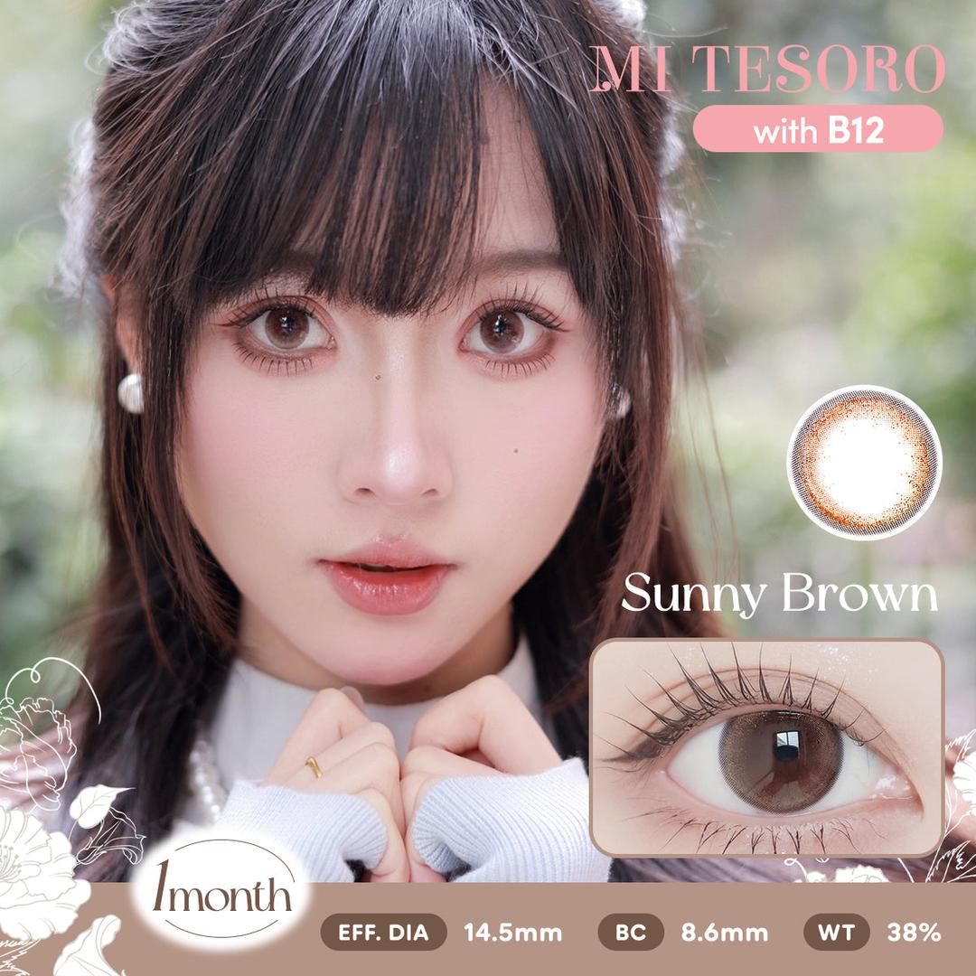 Sunny Brown-Mi Tesoro Monthly Color Con 2pcs
