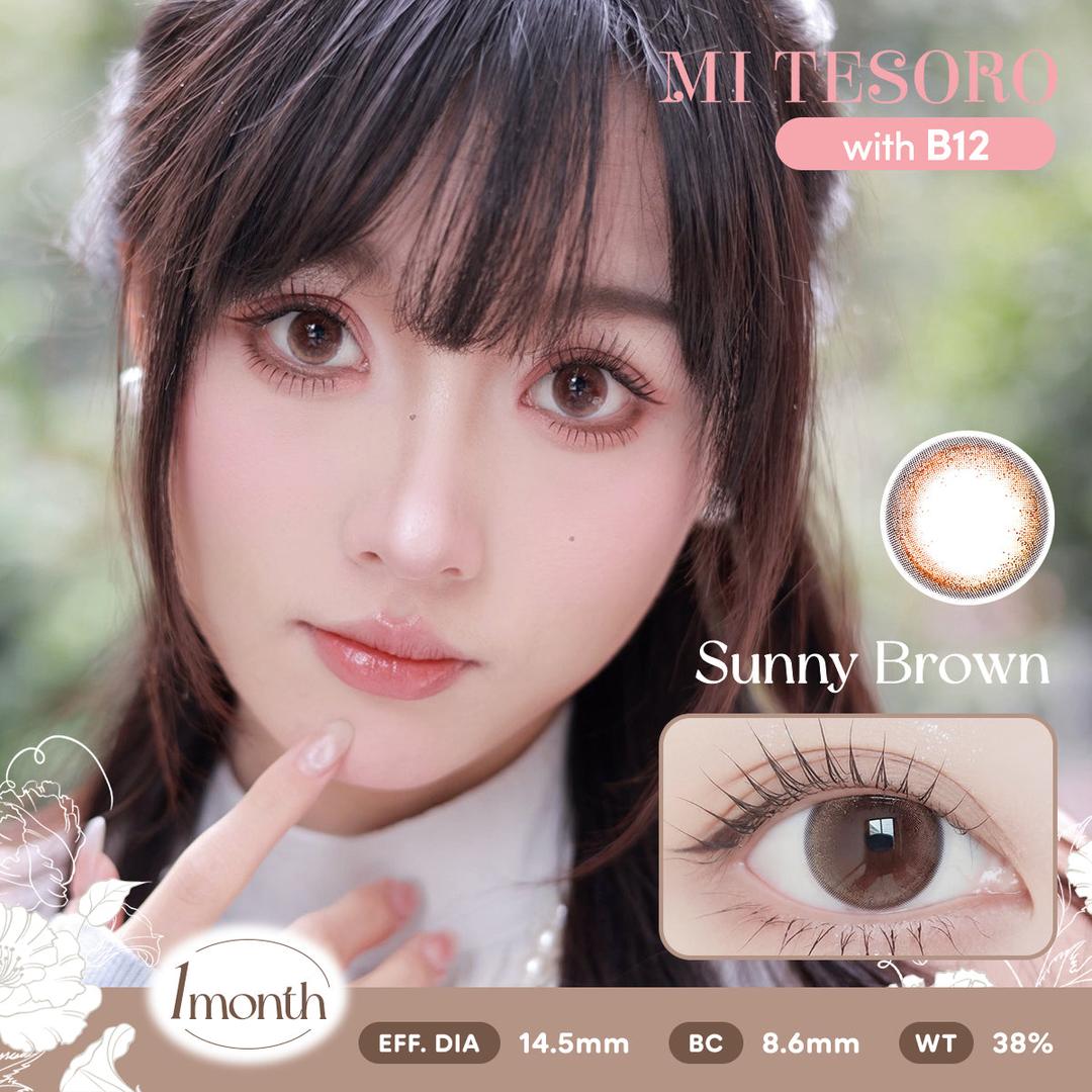 Sunny Brown-Mi Tesoro Monthly Color Con 2pcs
