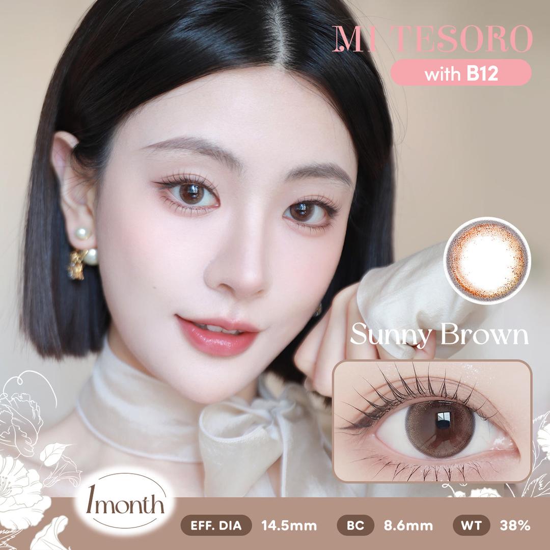 Sunny Brown-Mi Tesoro Monthly Color Con 2pcs