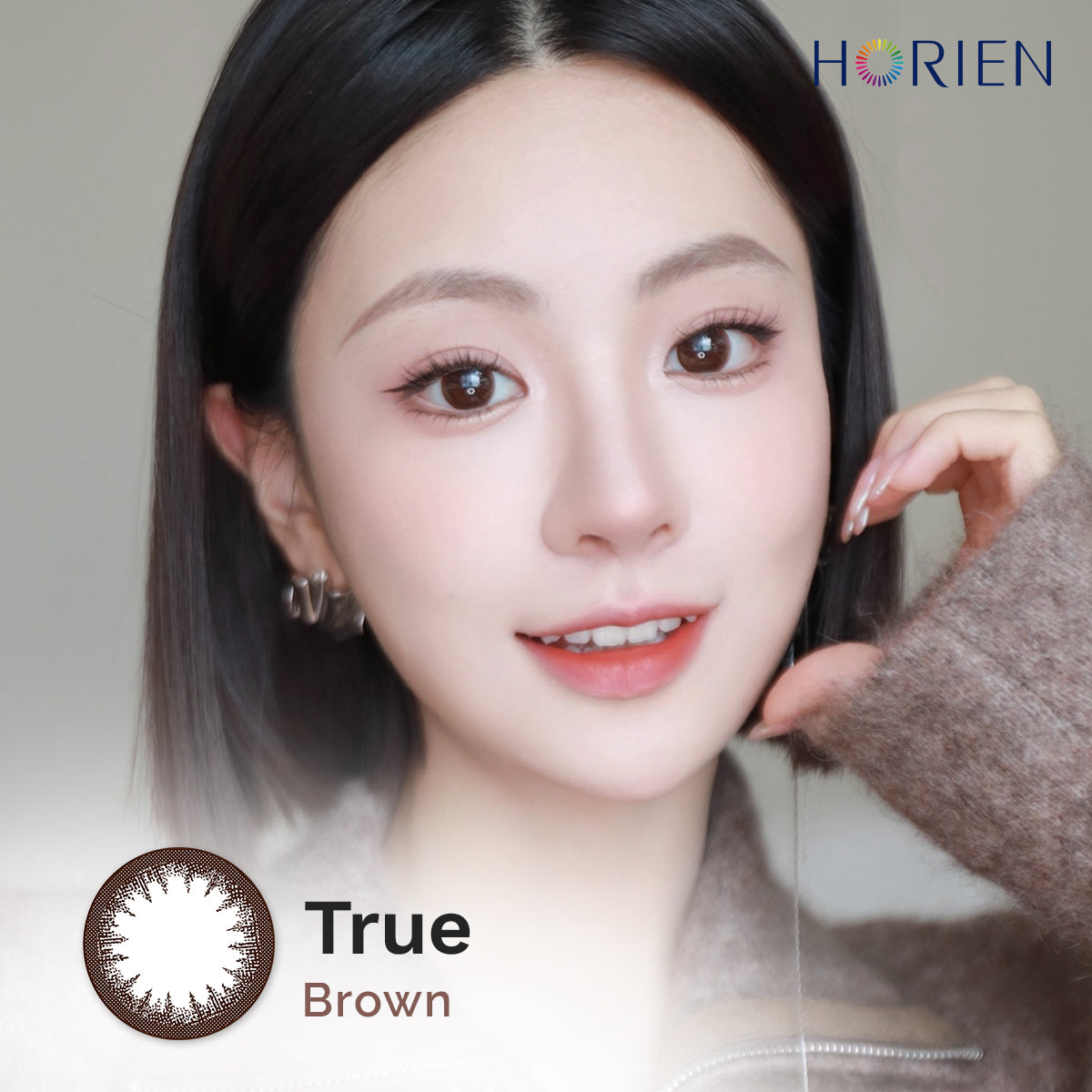 True Brown-Eye Secret 38% 1 Day Color Lenses 10pcs