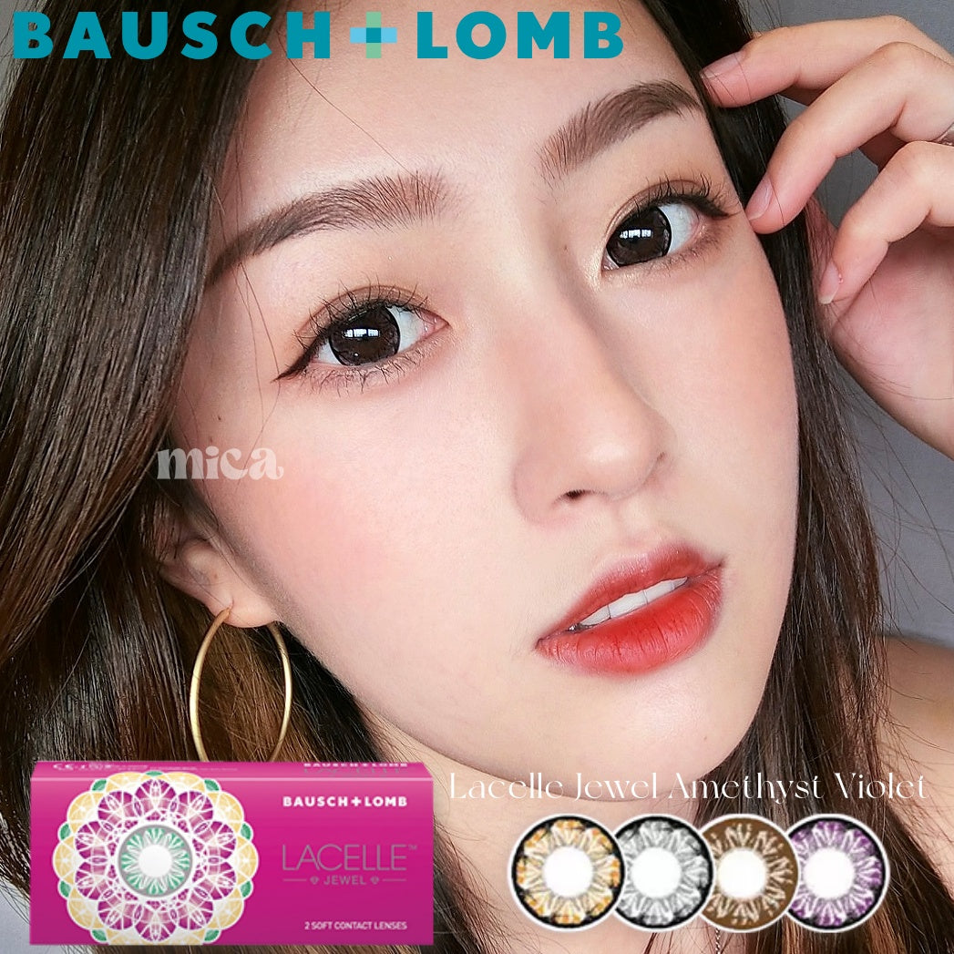 Bausch & Lomb Lacelle Jewel Amethyst Violet 0-800 *25step
