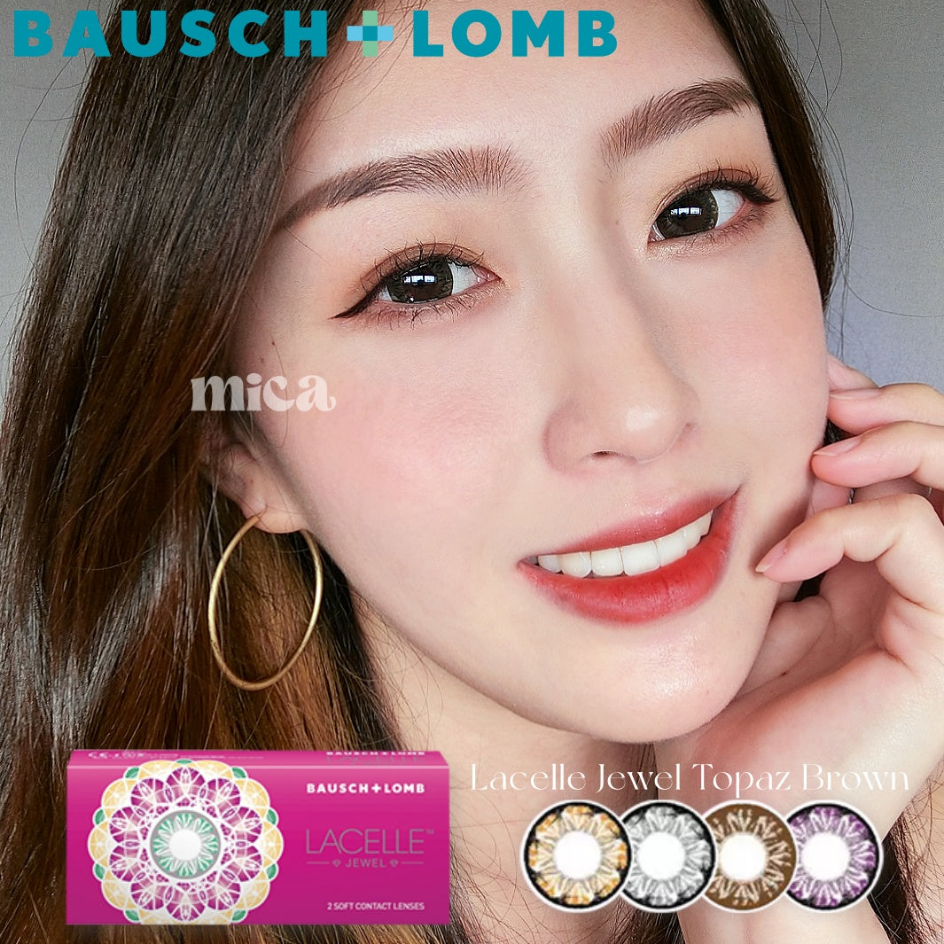 Bausch & Lomb Lacelle Jewel Topaz Brown 0-800 *25step